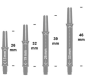 Preview: L-Style - L-Shaft Lock Straight - Shaft