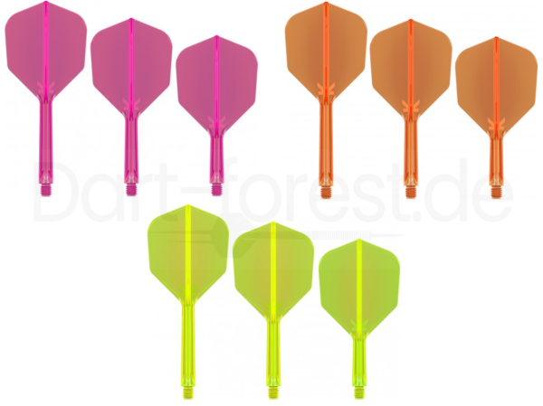 Target - K-Flex NEON Shaft Flight System - Standard No2